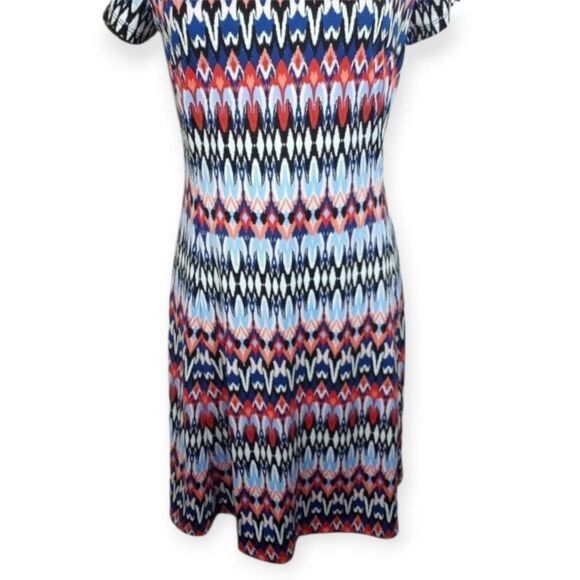 AB STUDIO MULTICOLOR DRESS SZ.M EUC. - Picture 3 of 6